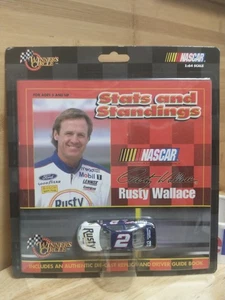 Libro de controladores Winners Circle 1/64 NASCAR diecast #2 Rusty Wallace Stats 1999 nuevo en paquete - Imagen 1 de 7