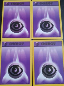 4 Psychic Energy Cards Original Base Set 101/102 MINT Condition - Picture 1 of 2