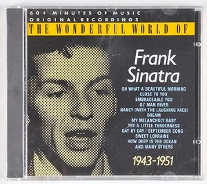 Frank Sinatra The Wonderful World of Frank Sinatra CD 1943-1951 NEW Sealed 1988  - Foto 1 di 2