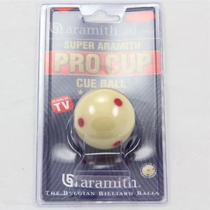 Taco de billar ARAMITH Pro Cup rojo manchado 1 7/8 pulgadas 47,6 mm - Imagen 1 de 2