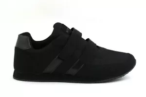LUCAS Black -- twin adjustable straps comfort sporting shoes - FREE POSTAGE!!! - Picture 1 of 3