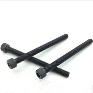 M9 Allen Screws 1.25mm Pitch Hex Socket Cylindrical Head Knurled Bolt 12.9 Grade - Picture 1 of 2