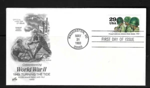 USA SC # 2765e V-Mail Delivers Letters From Home FDC - WW II - Artcraft Cachet - Picture 1 of 1