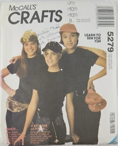 McCalls sewing pattern Crafts bags and purses uncut - Picture 1 of 2