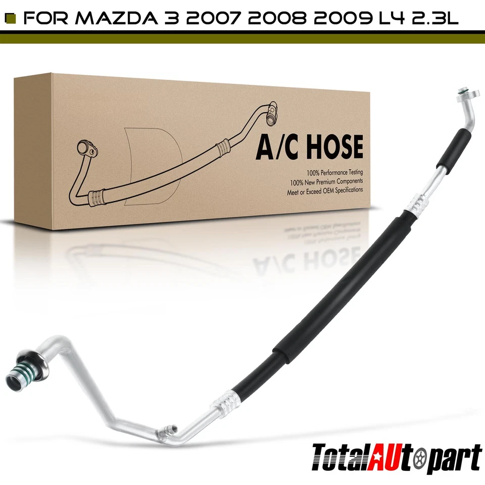 Línea de succión para Mazda 3 Mazdaspeed 2007-2009 L4 2,3 L compresor a evaporador Foto 1 de 4