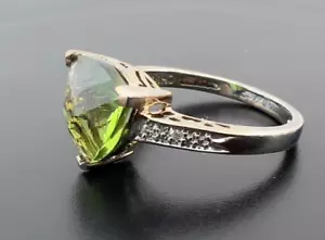 Ring .925 Sterling Silver & Multi-Color Mystic Topaz with Accents Women Size 7.5 - Picture 1 of 15