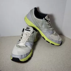 Nike Hombres Air 1 TR 631276-101 Blanco/Amarillo Zapatos para Correr Tenis Talla 12 - Imagen 1 de 10