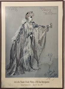 Freddy Wittop Angela Lansbury "Dear World" - Signed - Picture 1 of 5