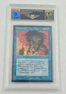 Force of Will Alliances Magic Karte MTG englisch (Willenskraft) grading 8,0 - Picture 1 of 2