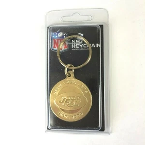 New York Jets NFL Keychain Coin Key ring Highland Mint USA Football Fan Gift - Picture 1 of 3