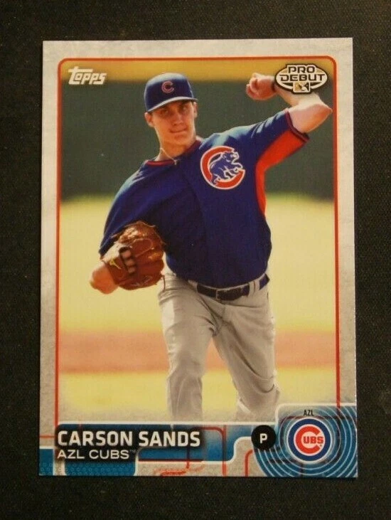 2015 Topps Pro Debut, AZL Cubs - CARSON SANDS - Image 1 of 1
