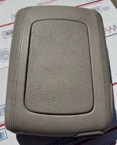 2001-2002 Yukon Denali Escalade EXT Center Console Armrest Lid Storage Cover TAN - Picture 1 of 9