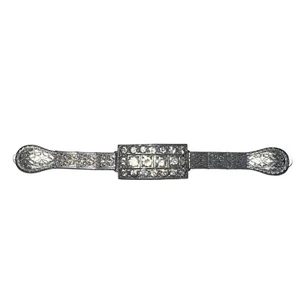 Vintage 1927-28 Schuhband ÜBERSPANNT Strass filigran Stretchpullover Schutz Art Deco - Bild 1 von 20