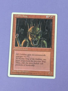 MTG Magic The Gathering: Revised Edition- Goblin King- Rare- LP - Picture 1 of 3