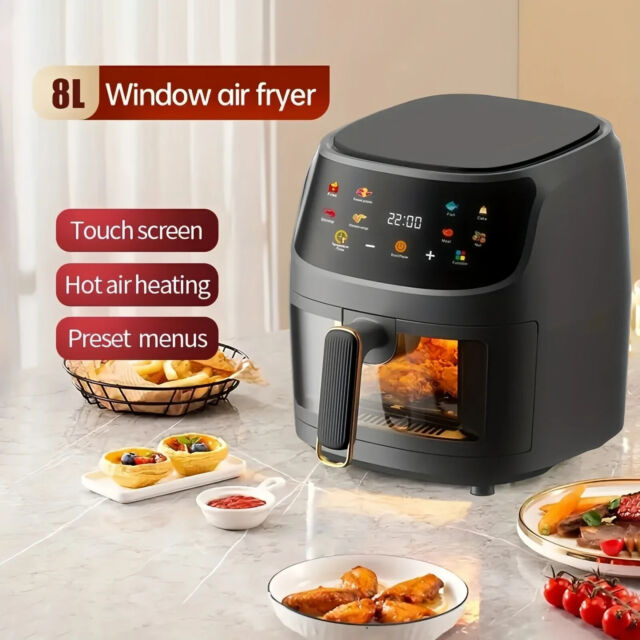 Air Fryer Oil Free Healthy Fryer Utensilios de cocina multifuncional Smart  Touch Lcd Freidora