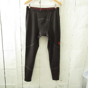 New Spyder Pants L Large Active Proweb Baselayer Black Quick Dry Breathable - Picture 1 of 9