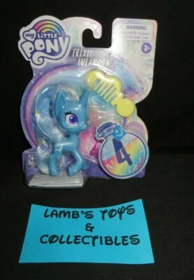 Boneco de ação My Little Pony Trixie Lulamoon com pente 3,5" Hasbro brinquedo misterioso - Imagem 1 de 4