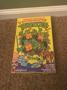 Vintage 1989 Colorforms TMNT Teenage Mutant Ninja Turtles Adventure Set - Bild 1 von 7