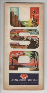 1961 AAA American Automobile Association Map of the USA - Picture 1 of 2
