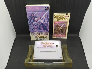 Sword World SFC - NEW SAVE BATTERY - Super Famicom Nintendo JP - SHVC-AW (b#01) - Picture 1 of 24
