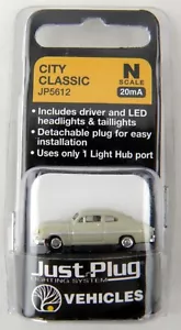 N Scale City Classic Just Plug System Vehicle (20mA) - Woodland Scenics #JP5612 - Picture 1 of 3