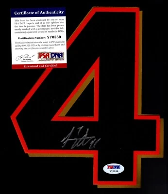Jeremy Affeldt  Signed San Francisco Giants Jersey Number  w/PSA DNA COA # 1 - Image 1 of 2