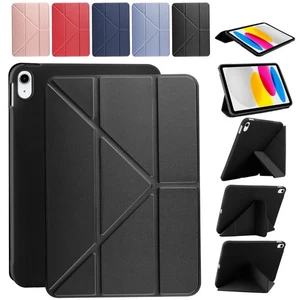 Case For iPad 9th 8th 7th Gen 10.2" Air 11" M2/M3 Magnetic Auto Wake/Sleep Cover - Picture 1 of 22
