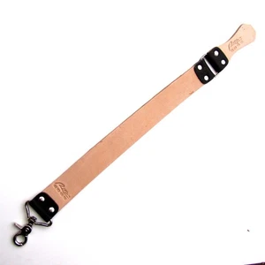 Professional Barber Strop Hanging Leather Shave Razor Sharpening Polishing Strap - Picture 1 of 1