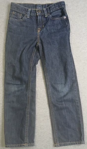 Polo Jeans Ralph Lauren Boys sz 5 Dark Blue Denim Slim 381 Stretch Waist - Picture 1 of 7