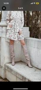 Johanna Ortiz H&M. Brand new. Size M Uk 12-14. Floral Shirt Dress.Natural Linen - Picture 1 of 24