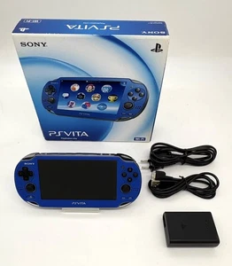 PlayStation Vita Wi-Fi Sapphire Blue PCH-1000 ZA04 TOP - Bild 1 von 10