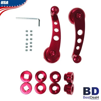 Pair Car Manual Window Winder Crank Door Handle Knob For Honda Civic 1984-2000 Foto 1 de 4