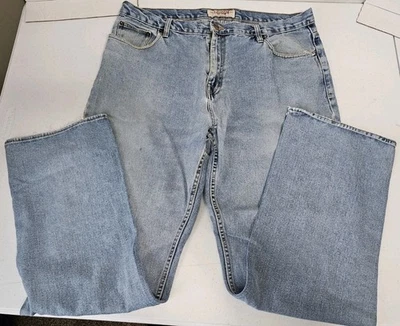 Jeans Big Mac vintage para hombre 34x30 azul recto ropa de trabajo algodón denim relajado Foto 1 de 4