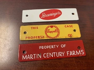 VINTAGE PORZELLAN MILCHKISTE ANHÄNGER SAMMLUNG X 3 ALLE FÜR 1 GELD - Bild 1 von 2