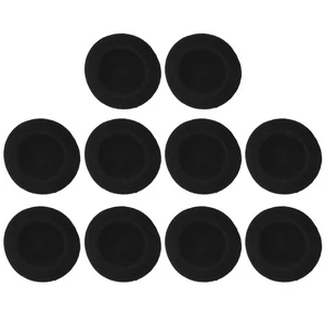 10 Stück Schwämme Maße weich schwarz Ohr Abdeckung Kissen für Kopfhörer 5cm D3F6 - Bild 1 von 8