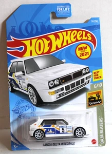 Hot Wheels 2021 Baja Blazers 6/10 Lancia Delta Integrale #51/250 White - New - Picture 1 of 2