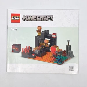 Lego Minecraft 21185 The Nether Bastion Instruction Manual ONLY - Picture 1 of 4