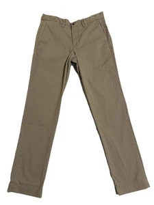 Polo Ralph Lauren Men’s Khaki Chino Pants 32x34 Stretch Straight Fit Cotton - Picture 1 of 10