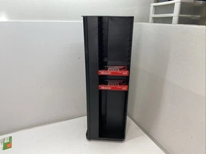 Laserline Cassette 100 Tape Carousel Rotating Spinning Storage Tower Rack Case - Picture 1 of 11