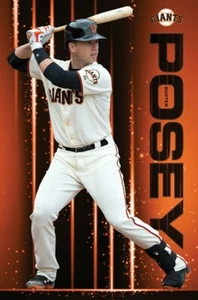 Buster Posey BLAST San Francisco Giants Official MLB Baseball 22x34 Wall POSTER - Picture 1 of 1
