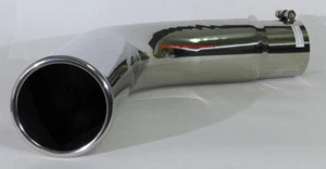 Stainless Steel Diesel Bolt On Exhaust Tip - Turn Out - 3.5" to 4" - Picture 1 of 2