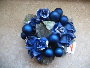 Kerzenring Kerzenkranz Blumenkranz Blütenring für Stabkerzen Deko Basteln - Bild 1 von 4