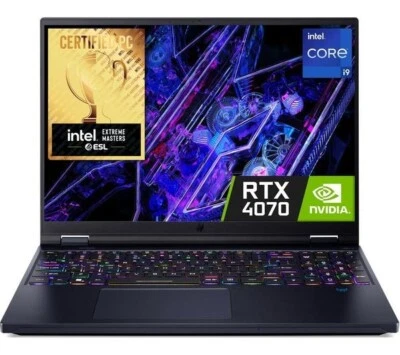 Acer Predator Helios 16" 240Hz Gaming Laptop Intel i9 16GB RAM 1TB SSD RTX 4070 - Image 1 of 3