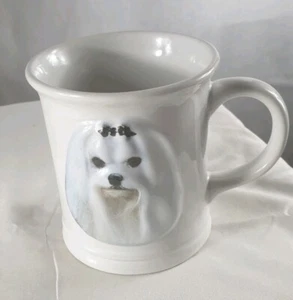 MALTESER Hund Kaffeetasse Becher 3D XPRES Best Friends Orig - Barbara Augello 2002 - Bild 1 von 6