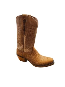 STIVALI WESTERN UOMO BLACK JACK SCAMOSCIATI CAIMANO ESOTICI SCGC7166-V4 - Foto 1 di 2