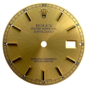 Original Rolex Oyster Datejust 36mm Zifferblatt Champagner Gold 16220 16030 16234 - Bild 1 von 4