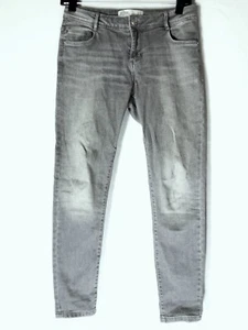 Jeans Pants by Zara Trafaluc Womens Denimmakers Grey Stonewashed Size USA 4 - Picture 1 of 7