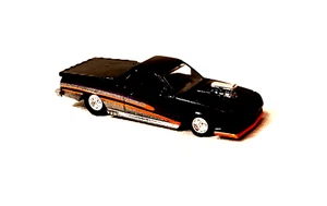 1/64 RACING CHAMPIONS '86 ELCAMINO CHOO CHOO CUSTOM BLACK WITH GRAPHICS - Bild 1 von 7