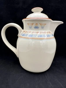 Noritake Sand 'N Sky Coffee Pot 8443 with Lid 6 Cup EUC - Picture 1 of 11