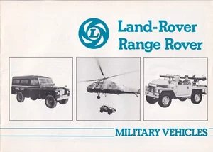 LEYLAND, LAND-ROVER, RANGE ROVER MILITARY VEHICLES BROCHURE. - Picture 1 of 8